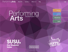 Tablet Screenshot of perform.susu.org